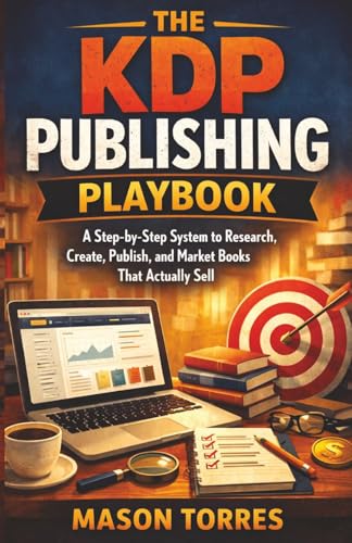 The KDP Publishing Playbook: A Step-by-Step System to Research, Create, Publish, and Market Books That Actually Sell cover