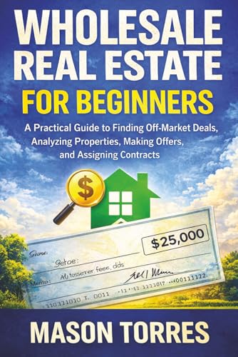 Real Estate Wholesaling for Beginners: A Practical Guide to Finding Off-Market Deals, Analyzing Properties, Making Offers, and Assigning Contracts cover